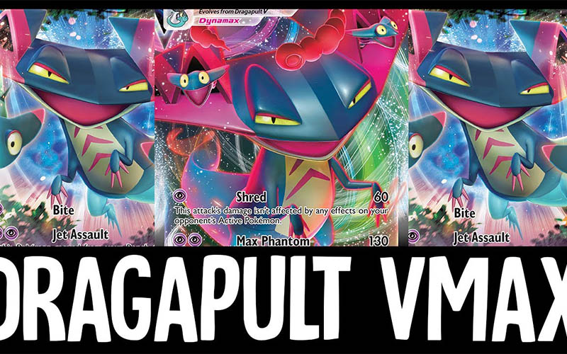 How can I obtain a Dragapult VMAX card for my Pokémon TCG collection?