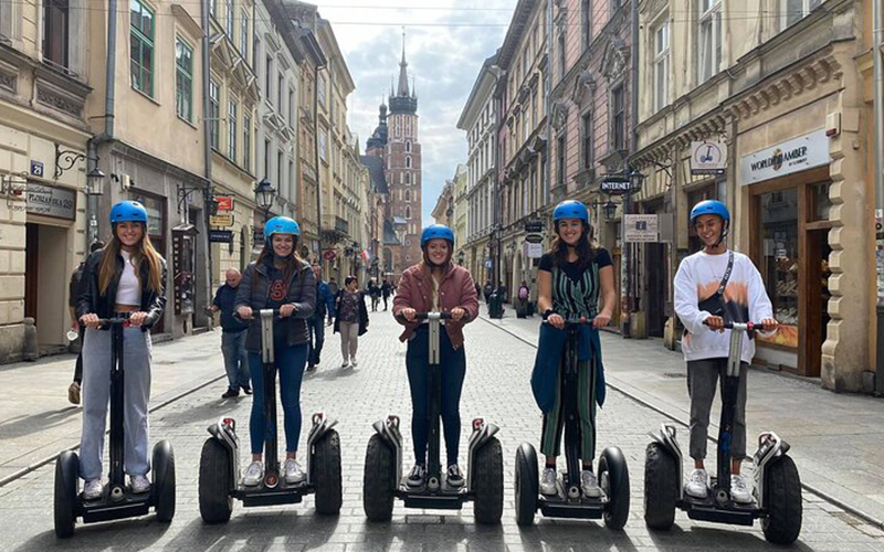 tour in segway di cracovia con centro storico e visita facoltativa a podgórze